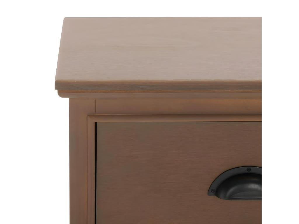 Gray Side Table, 35 x 45 x 66.04 cm