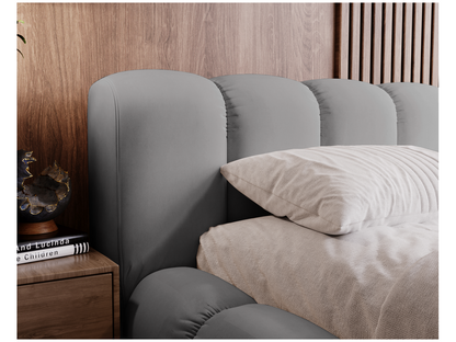 Anthracite Velvet Headboard, 160 x 200 cm