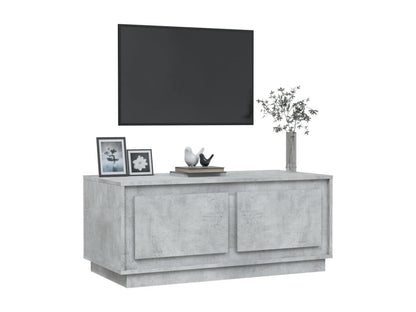 Gray Engineered Wood Coffee Table, 102 x 50 x 44 cm