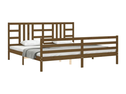 Brown Solid Wood Mattress, 200 x 200 cm