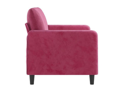 Red Velvet Sofa