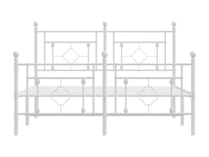 White Metal Headboard, 140 x 200 cm