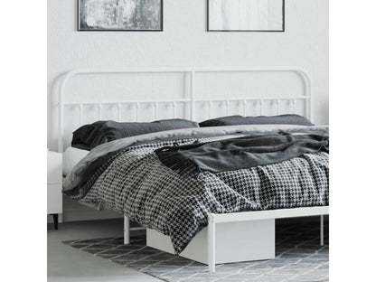 White Metal Headboard