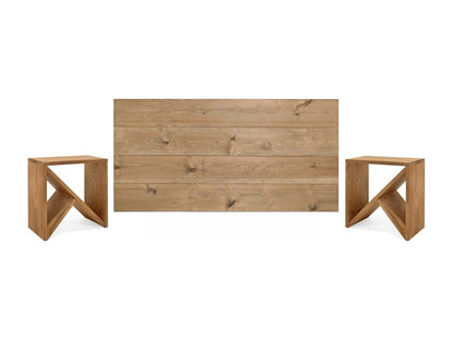 Brown Headboard Set, 140 x 80 cm