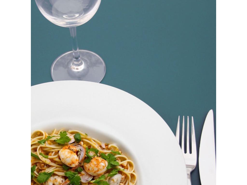 Blue Table, 70 x 70 cm