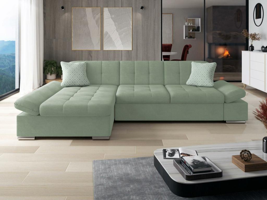 Green Sofa, 278 x 161 x 76 cm