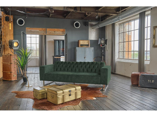 Green Velvet Sofa