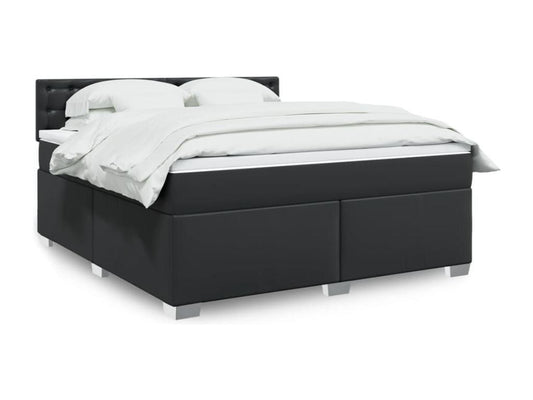 Black Faux Leather Mattress, 180 x 200 cm