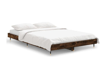 Brown Engineered Wood Bed Frame, 120 x 190 cm