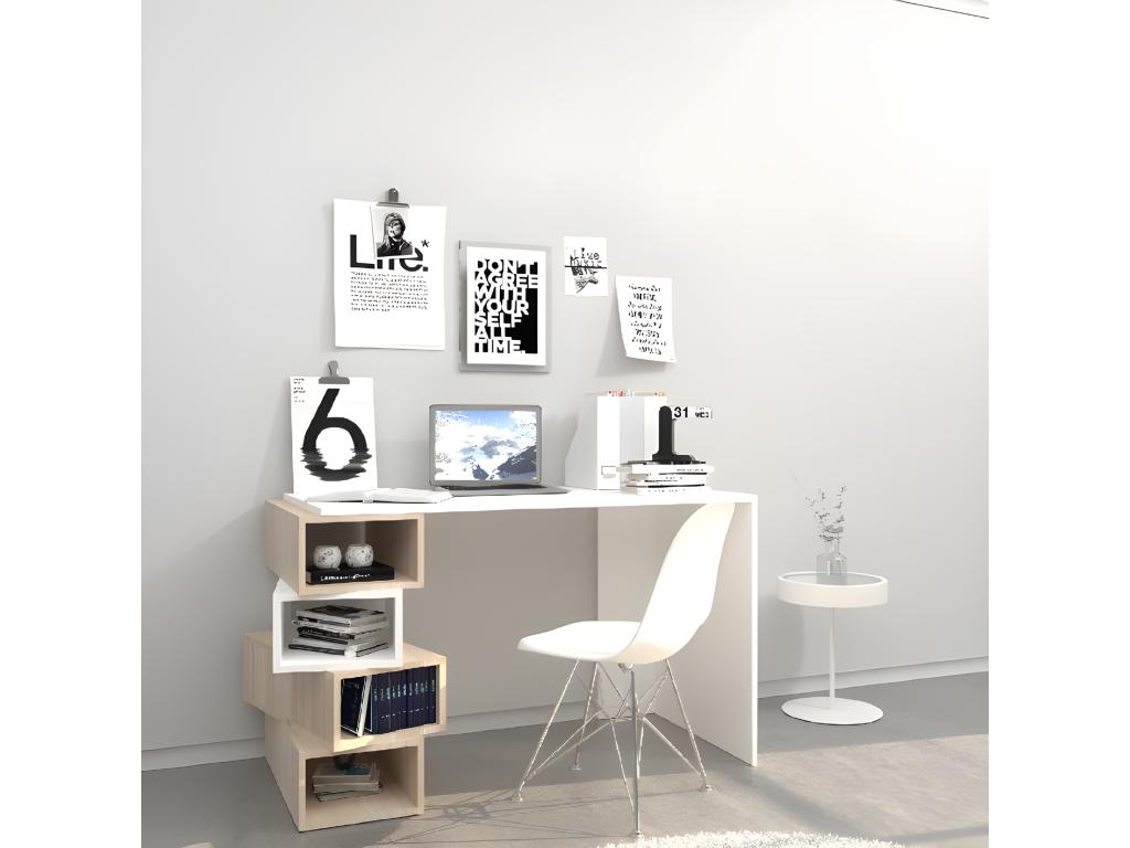 White Desk, 120 x 60 x 75 cm
