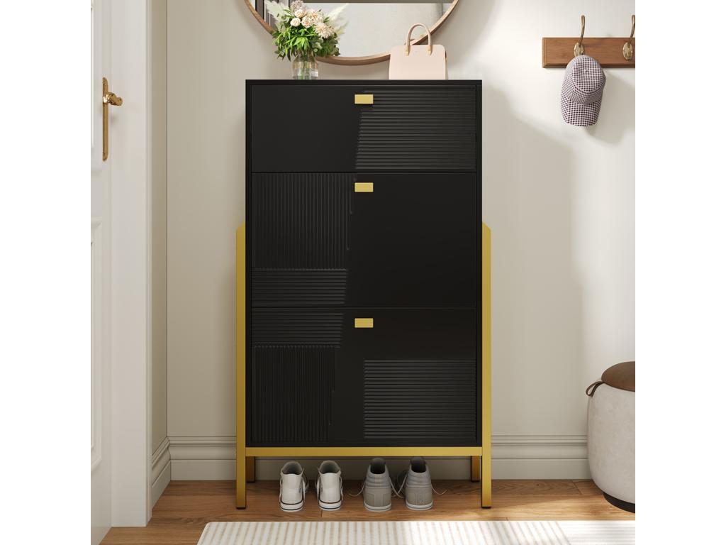 Black Shelf, 65 x 25 x 120.5 cm