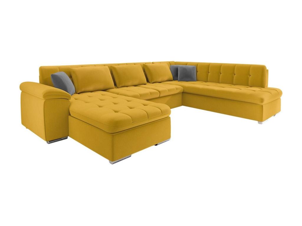 Yellow Sofa, 348 x 205 x 76 cm