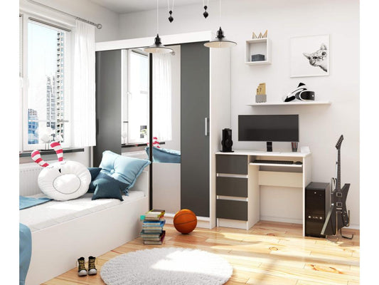 Anthracite Shelf, 90 x 50 x 77 cm