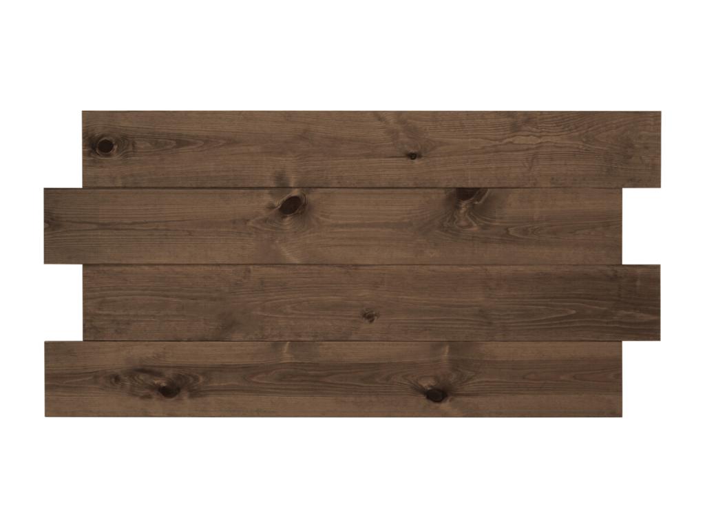 Brown Pine Wood Headboard, 200 x 80 cm