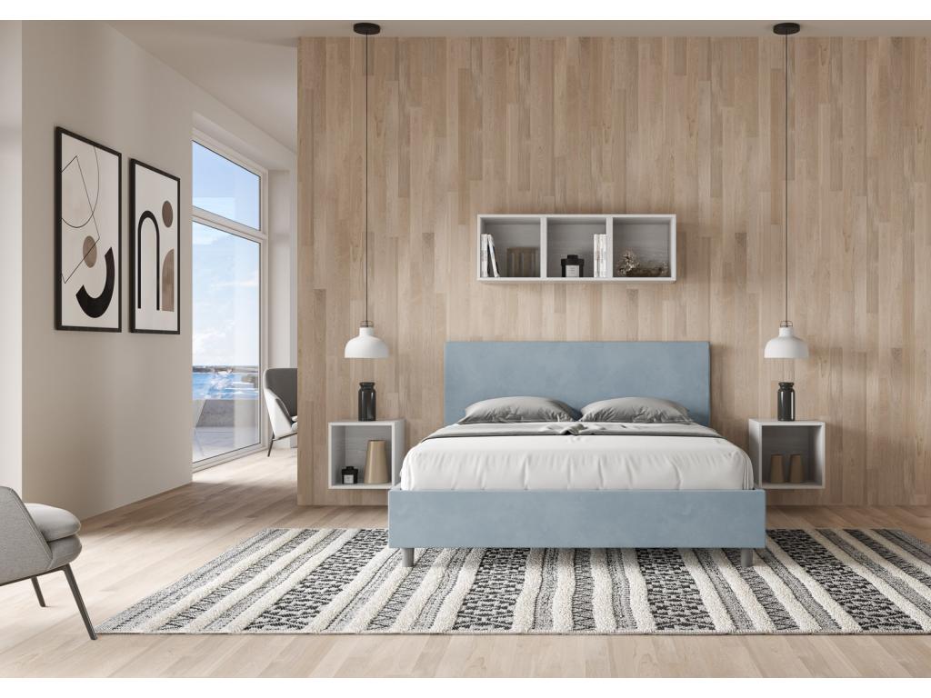 Blue Bed Frame, 160 x 190 cm