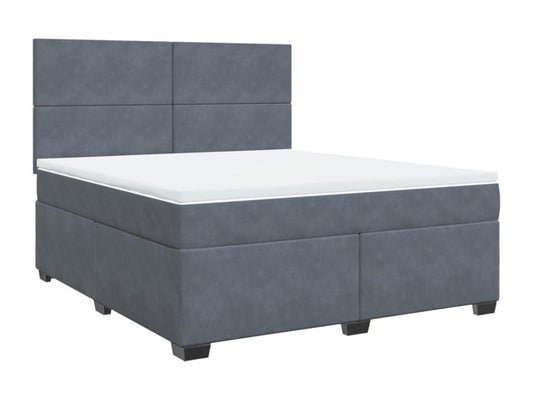 Gray Velvet Mattress, 180 x 200 cm