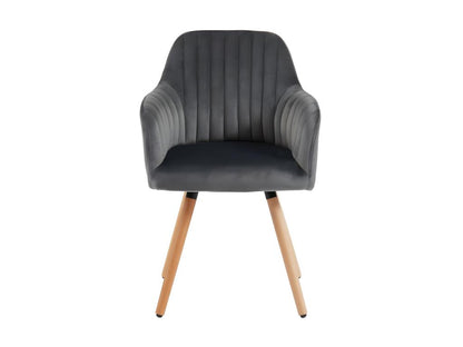 Anthracite Velvet Chair