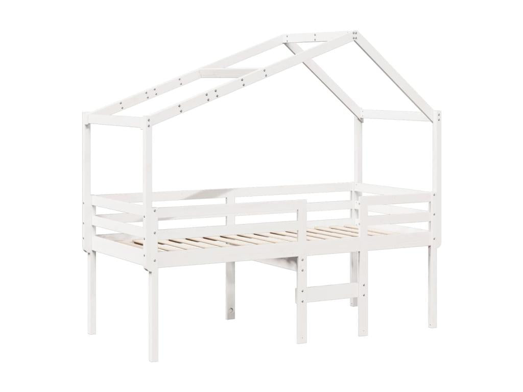 White Pine Wood Bed Frame, 80 x 200 cm