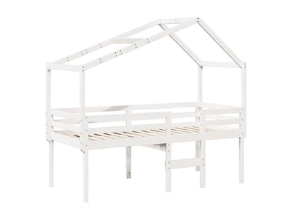 White Pine Wood Bed Frame, 80 x 200 cm