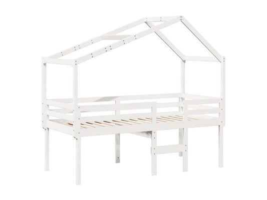 White Pine Wood Bed Frame, 80 x 200 cm