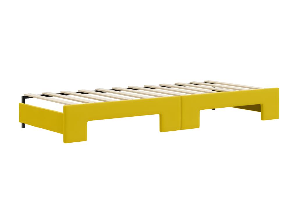 Yellow Velvet Mattress, 80 x 200 cm