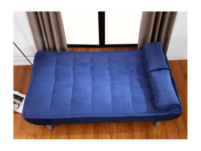 Blue Fabric Sofa Bed - dlz1766579390469