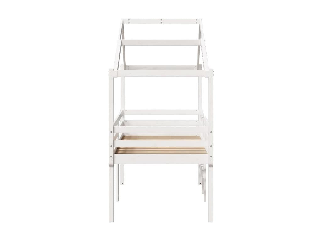 White Pine Wood Bed Frame, 80 x 200 cm