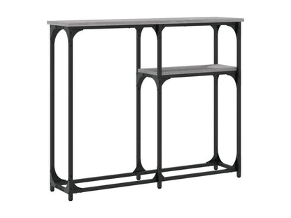 Gray Engineered Wood Table, 90 x 22.5 x 75 cm