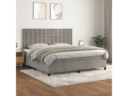 Gray Velvet Mattress, 200 x 200 cm - dlz1766579856638