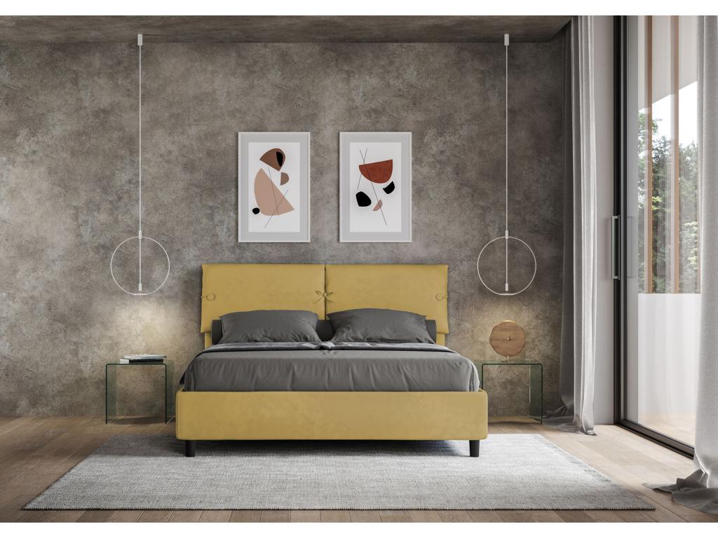 Yellow Bed Frame, 160 x 200 cm