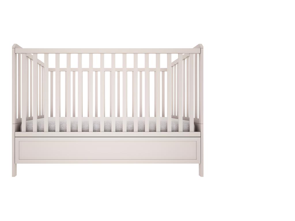 Beige Bed Frame, 70 x 140 cm
