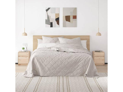 Brown Pine Wood Nightstand, 40 x 31 x 50 cm