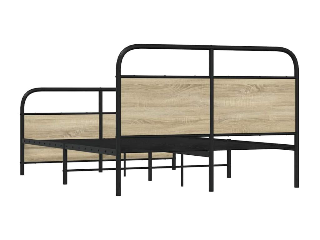 Brown Oak Wood Mattress, 140 x 190 cm