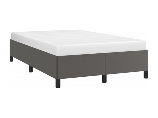 Gray Faux Leather Mattress, 120 x 190 cm