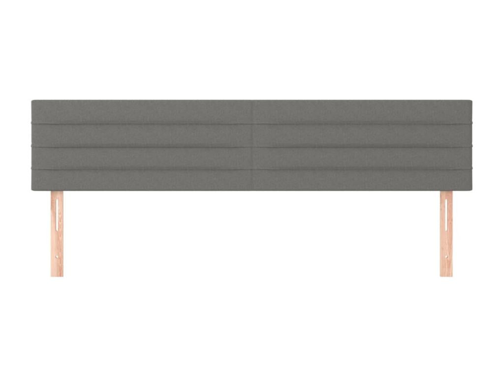 Gray Fabric Bed Frame, 80 x 5 x 78 cm