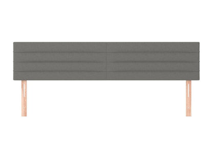 Gray Fabric Bed Frame, 80 x 5 x 78 cm
