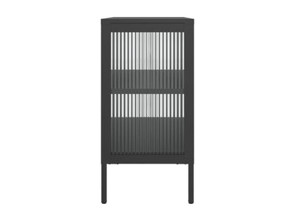 Black Glass Sideboard, 70 x 35 x 70 cm