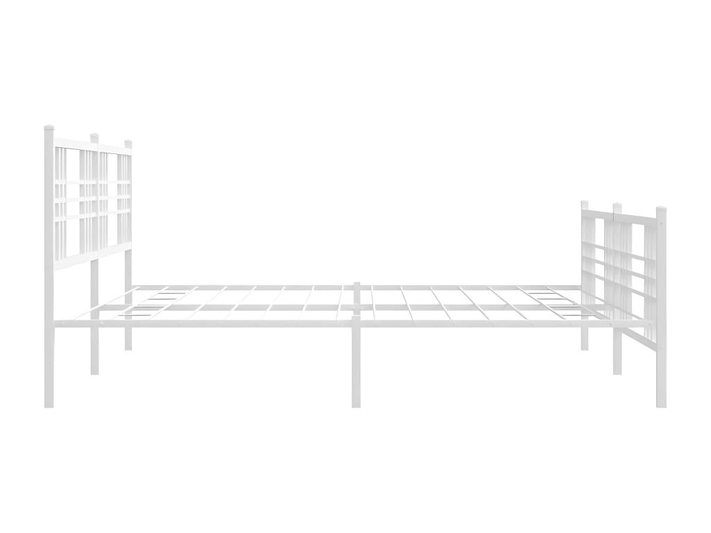 White Metal Headboard, 183 x 213 cm