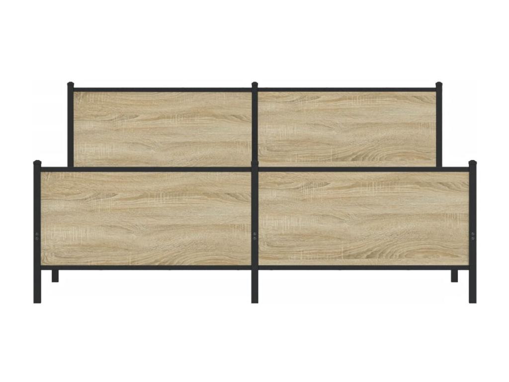 Brown Oak Wood Mattress, 200 x 200 cm - dlz1766579554987