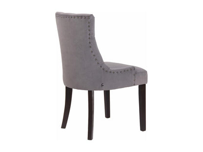 Gray Velvet Chair