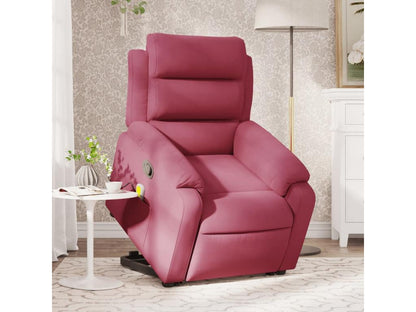 Red Velvet Accent Chair
