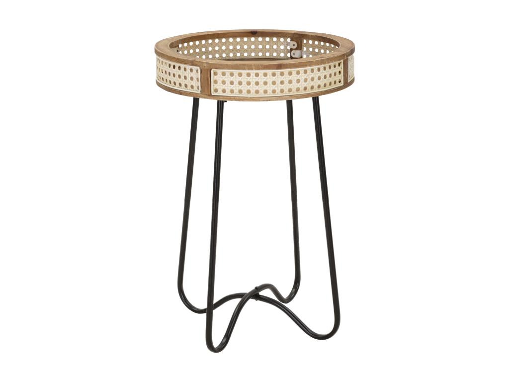 Brown Metal Coffee Table, 40 x 60 cm