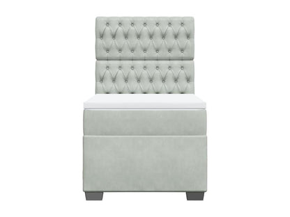 Gray Velvet Mattress, 100 x 200 cm