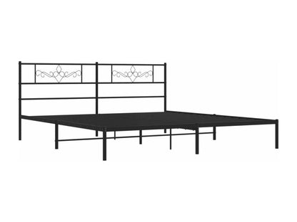 Black Metal Headboard, 180 x 200 cm