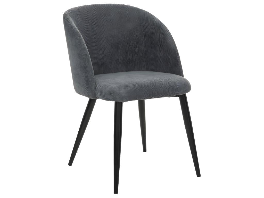 Gray Velvet Accent Chair