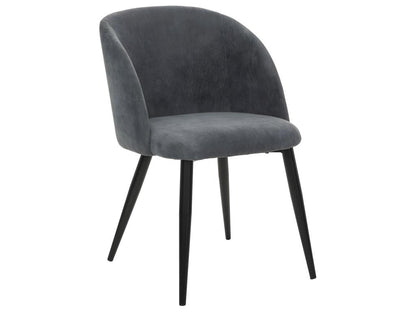 Gray Velvet Accent Chair