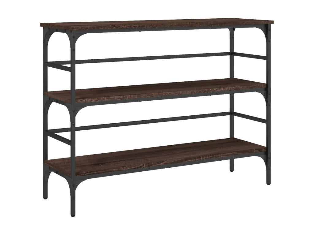 Brown Engineered Wood Table, 100 x 32 x 75 cm