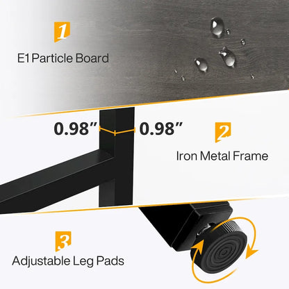 Extra Long Two Person Desk,Industrial Workstation for Home Office78 Double Computer Desk with Drawers and Storage Shelves