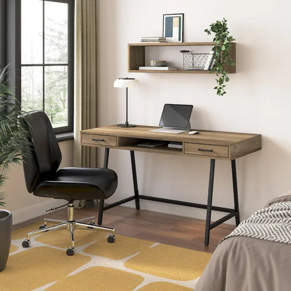 Bush Furniture Steele 54W Writing Computer Desk with Storage
