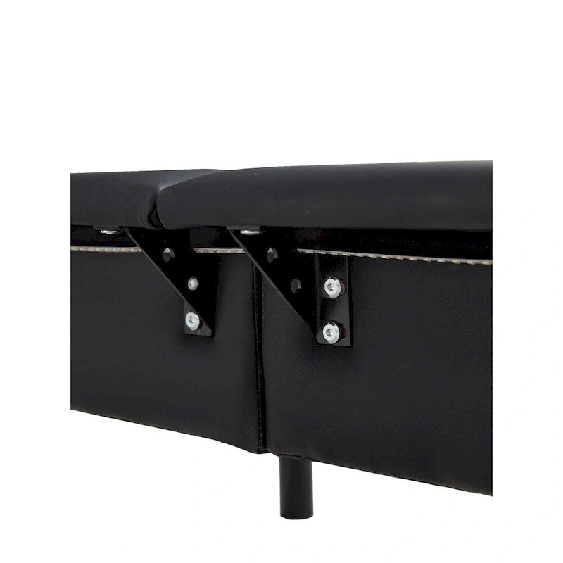 Upholstered Platform Bed with Sensor Light and Ergonomic Design Backrests